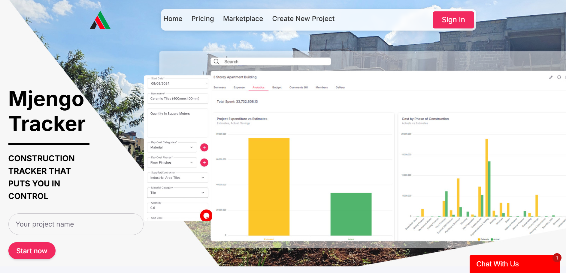 MJENGO TRACKER project img